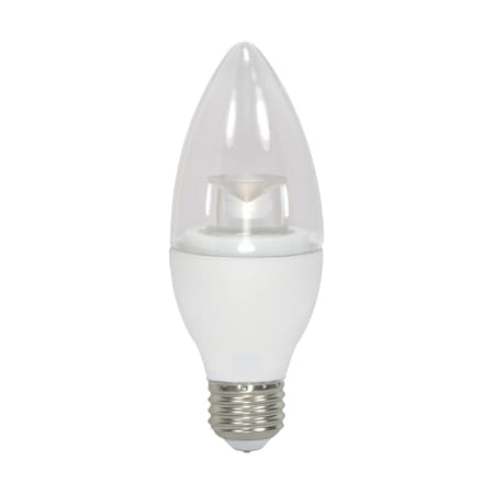 Bulb, LED, 4W, B11, Medium, 120V, Clear, 30K